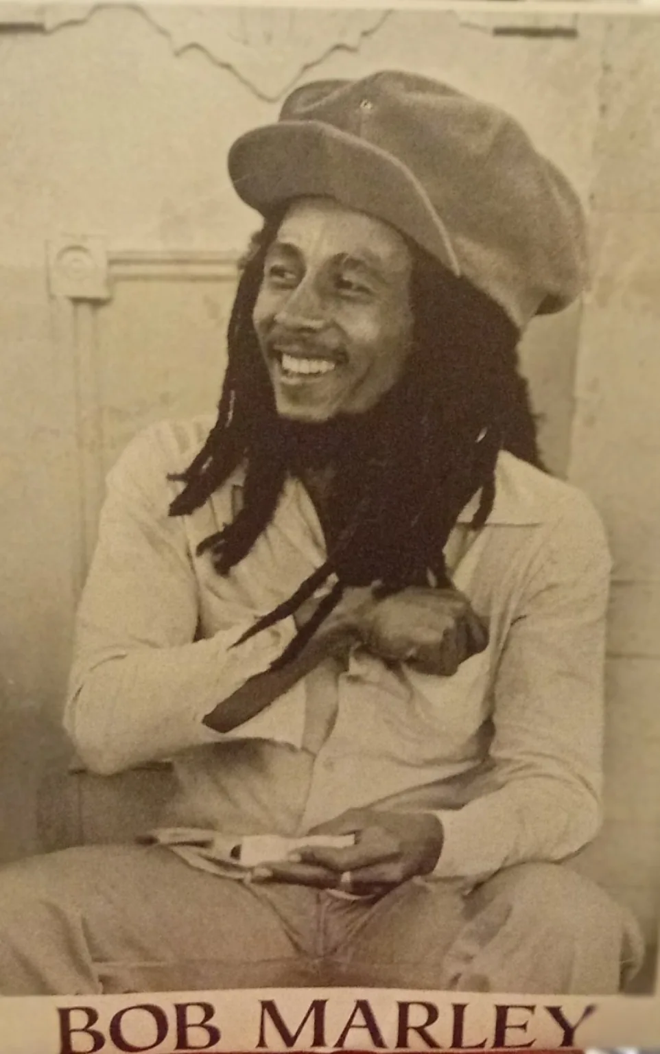 Photographie de l’affiche Bob Marley de la collection